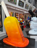 Large Yellow/Orange Popsicle