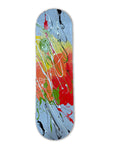 "Abstract Skateboard I (Red Orange Yellow)"