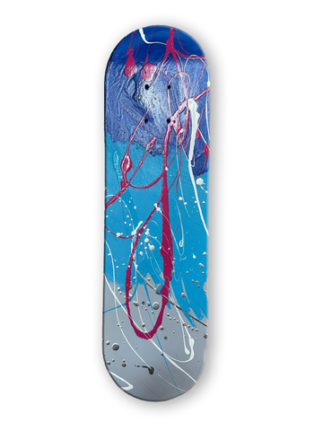 "Abstract Skateboard III (Colorful)"