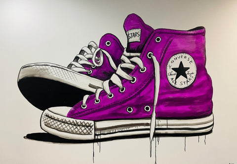 "Purple Converse"