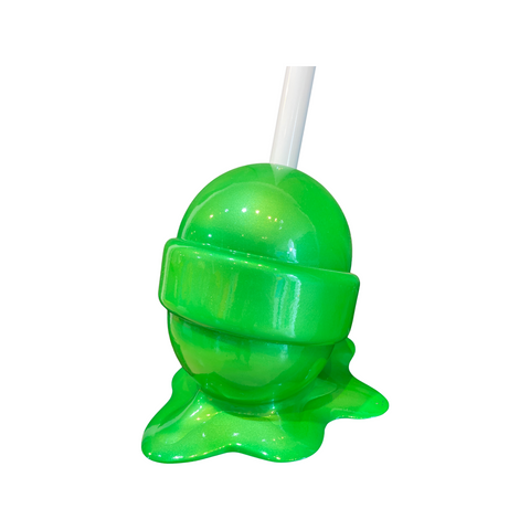 Green Flat Medium "Sweet Life" Lollipop